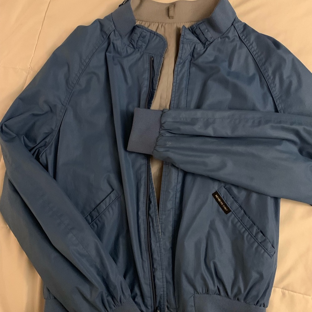 Members Only Light Blue Jacket